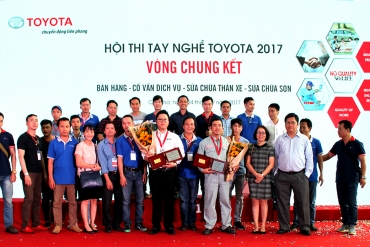 NHÂN VIÊN SAMCO ĐẠT THÀNH TÍCH CAO  TẠI HỘI THI “Tay nghề Toyota năm 2017”