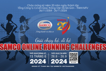 GIẢI CHẠY BỘ/ ĐI BỘ SAMCO ONLINE RUNNING CHALLENGES