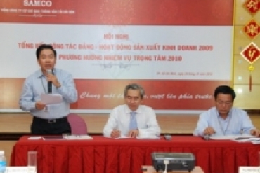 Tổng công ty SAMCO tổ chức Hội nghị tổng kết hoạt động năm 2009